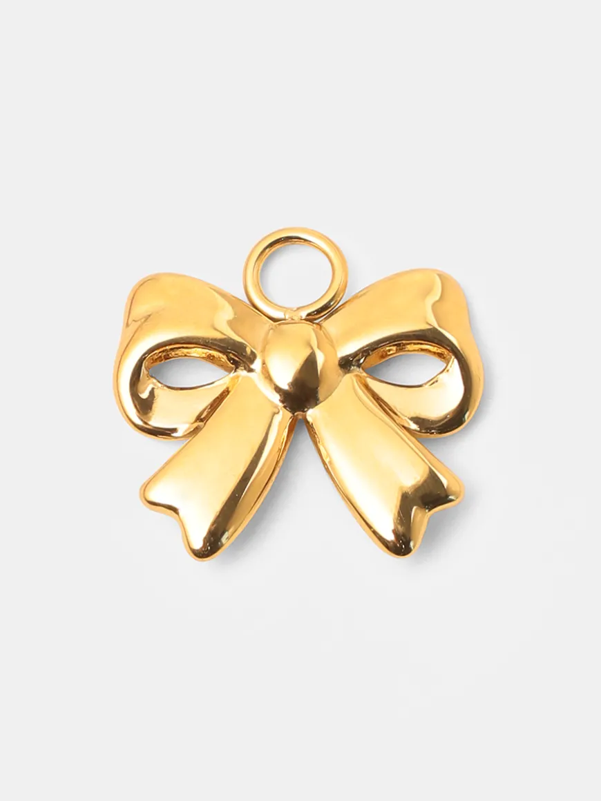 15,5x13,3mm Chic Knot Ohrring-Charm