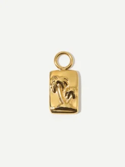 6,8x10,4mm Coco Palms Ohrring-Charm