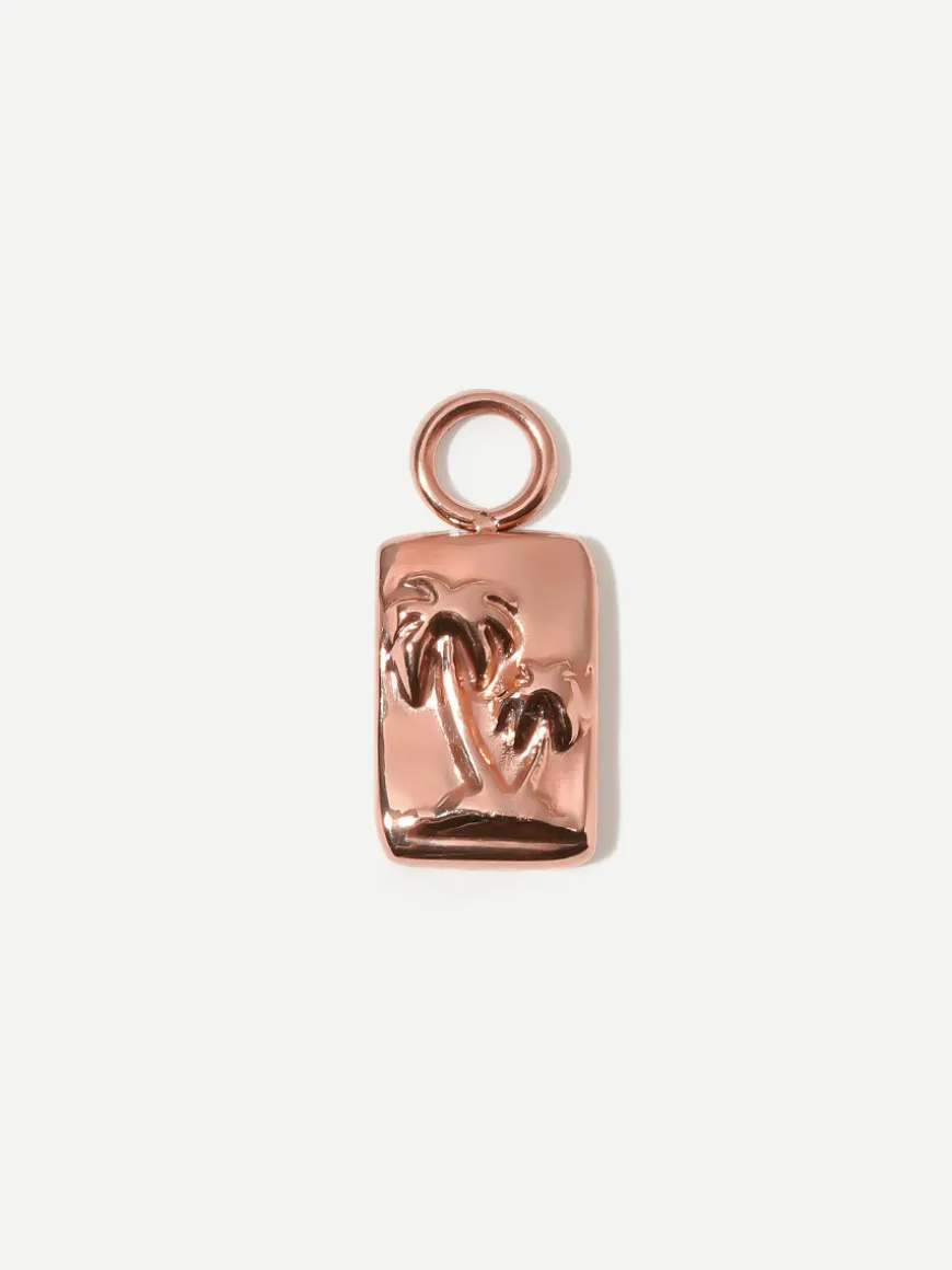 6,8x10,4mm Coco Palms Ohrring-Charm