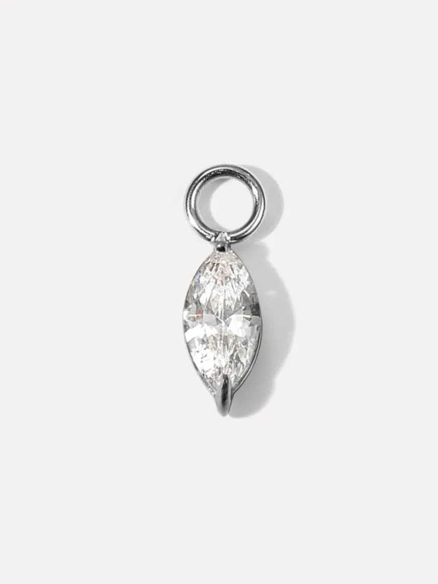 4x8mm Crystal Chic Medium Ohrring-Charm