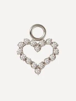 10x11mm Dazzling Love Ohrring-Charm