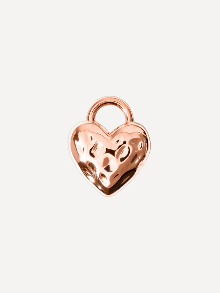 10,6x9mm Dreamy Heart Ohrring-Charm