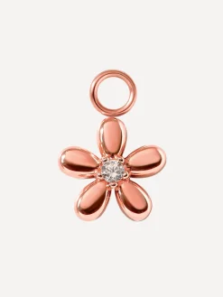 10x10mm Floral Shine Ohrring-Charm