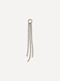 45x4mm Flowing Bead Ohrring-Charm