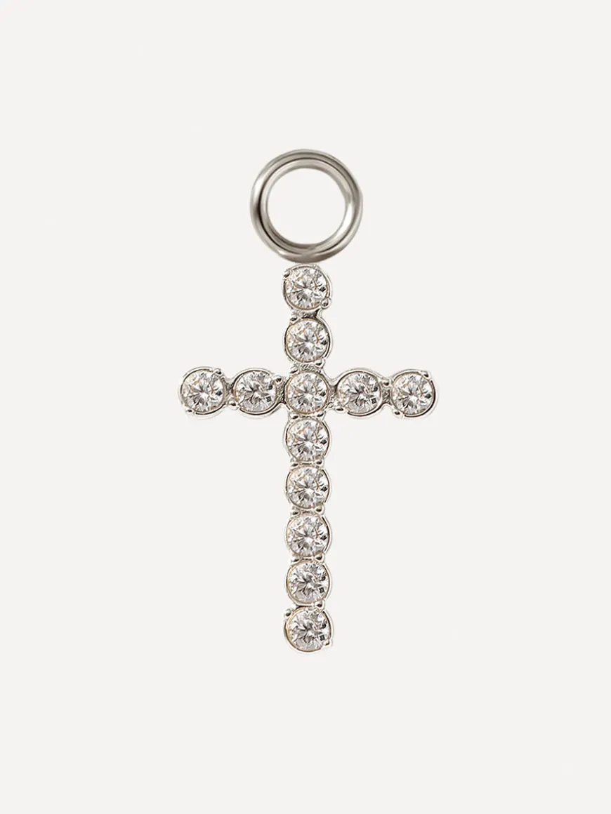15x10mm Glorious Cross Ohrring-Charm