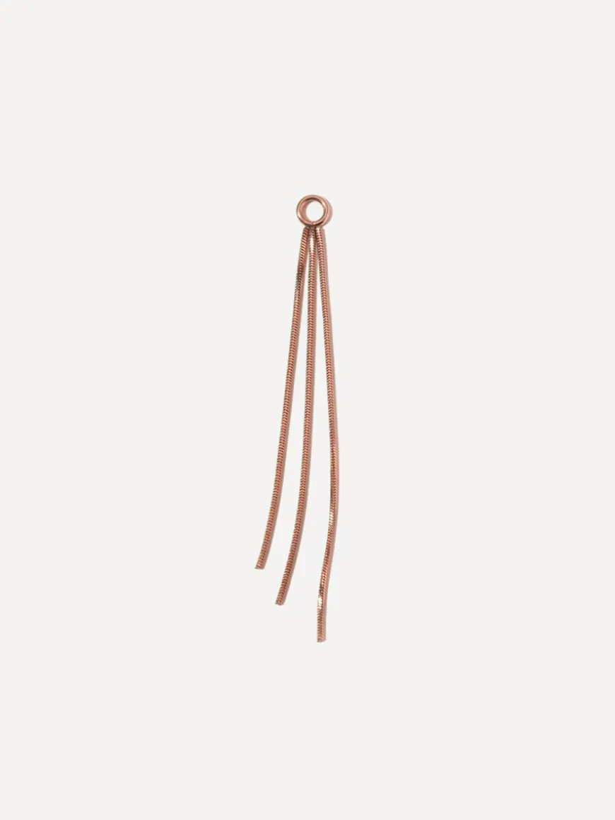 60x3mm Graceful Tassel Ohrring-Charm