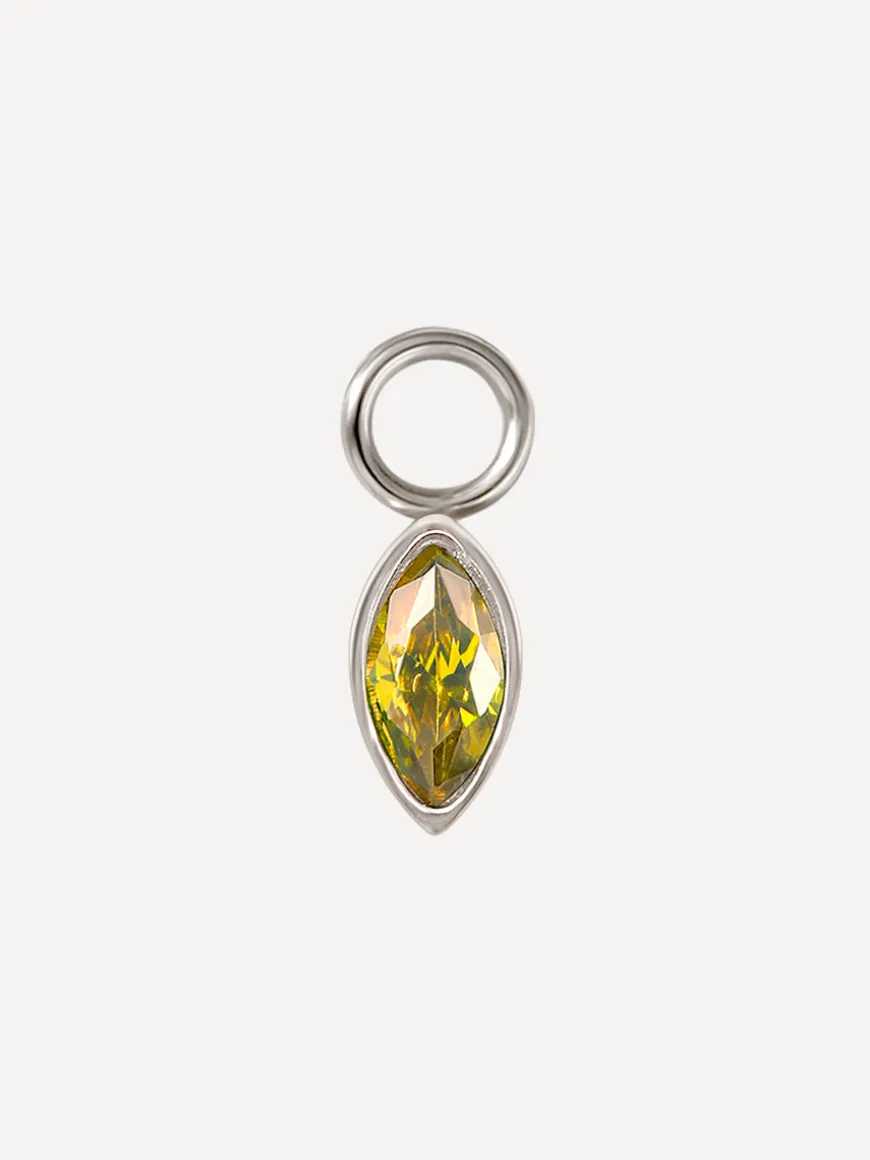 7,5x4mm Green Lake Ohrring-Charm