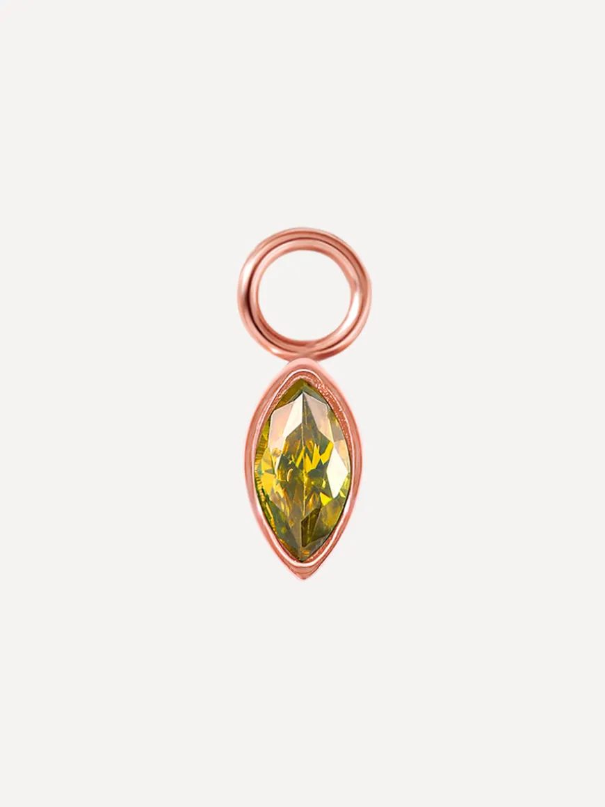7,5x4mm Green Lake Ohrring-Charm