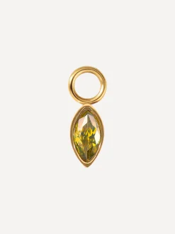 7,5x4mm Green Lake Ohrring-Charm