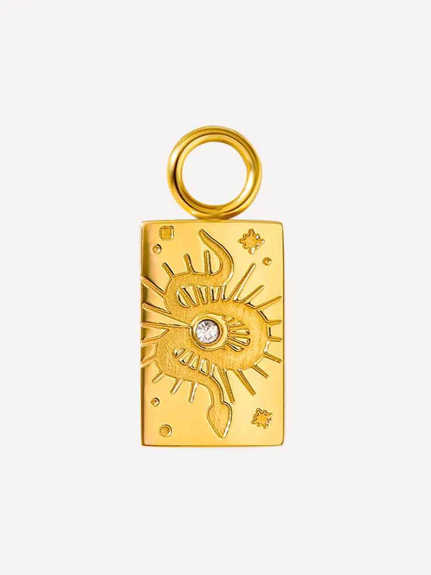 11x7mm Lucky Amulet Ohrring-Charm