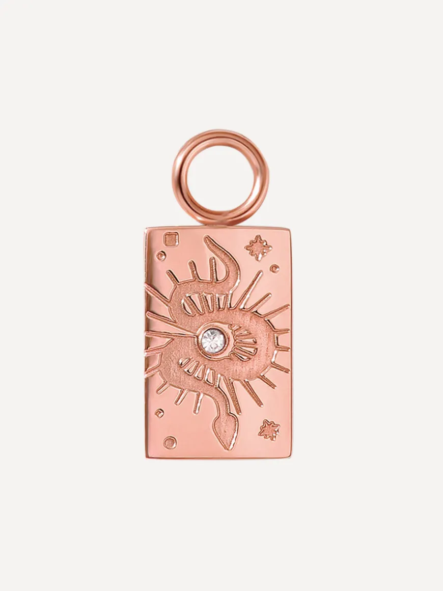 11x7mm Lucky Amulet Ohrring-Charm