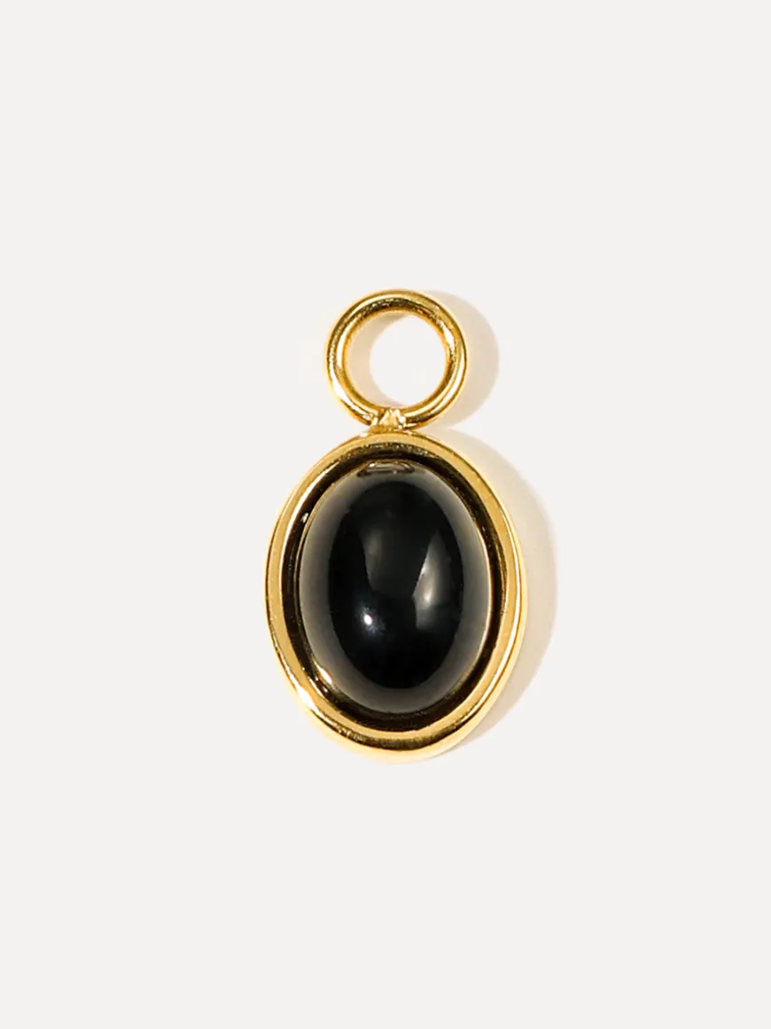 10x8,2mm Midnight Elegance Ohrring-Charm