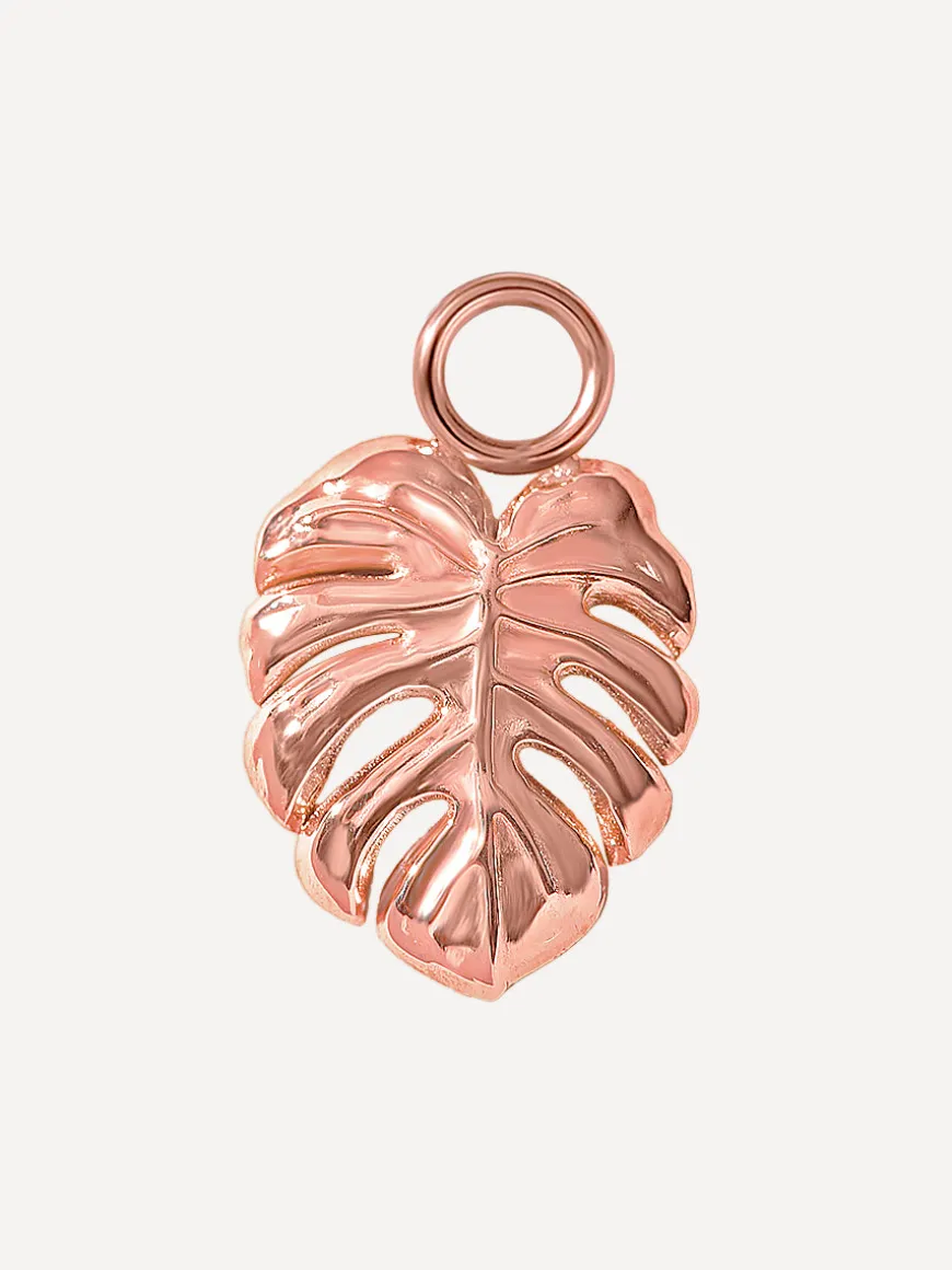 11,5x10mm Monstera Leaf Ohrring-Charm
