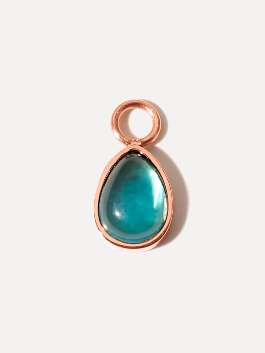 9,3x7mm Mystic Teardrop Ohrring-Charm