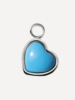 11,4x10mm Ocean Heart Ohrring-Charm