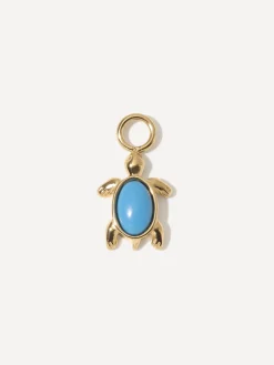 10,8x8,3mm Ocean Turtle Ohrring-Charm