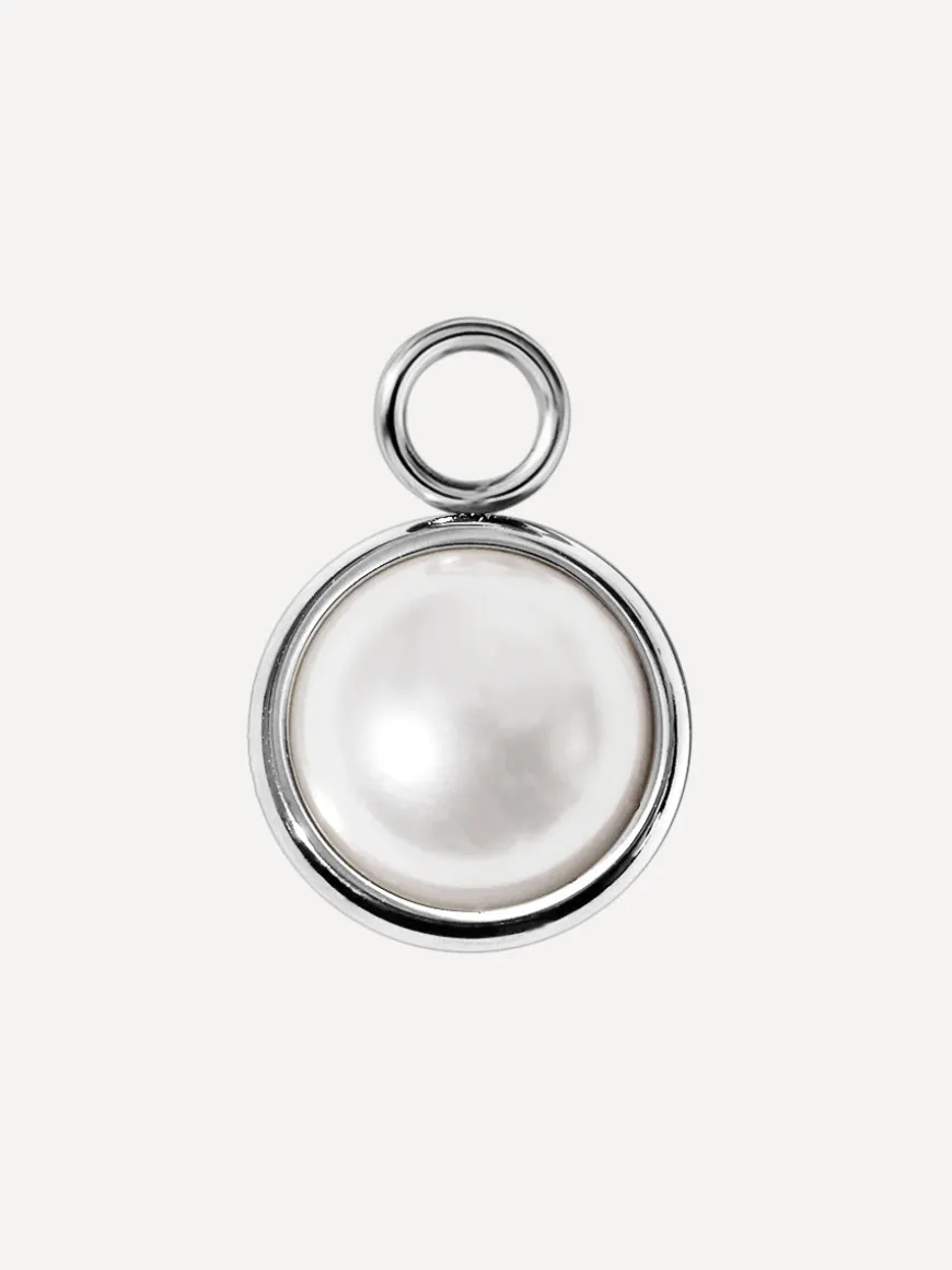10x10mm Pearl Waltz Ohrring-Charm