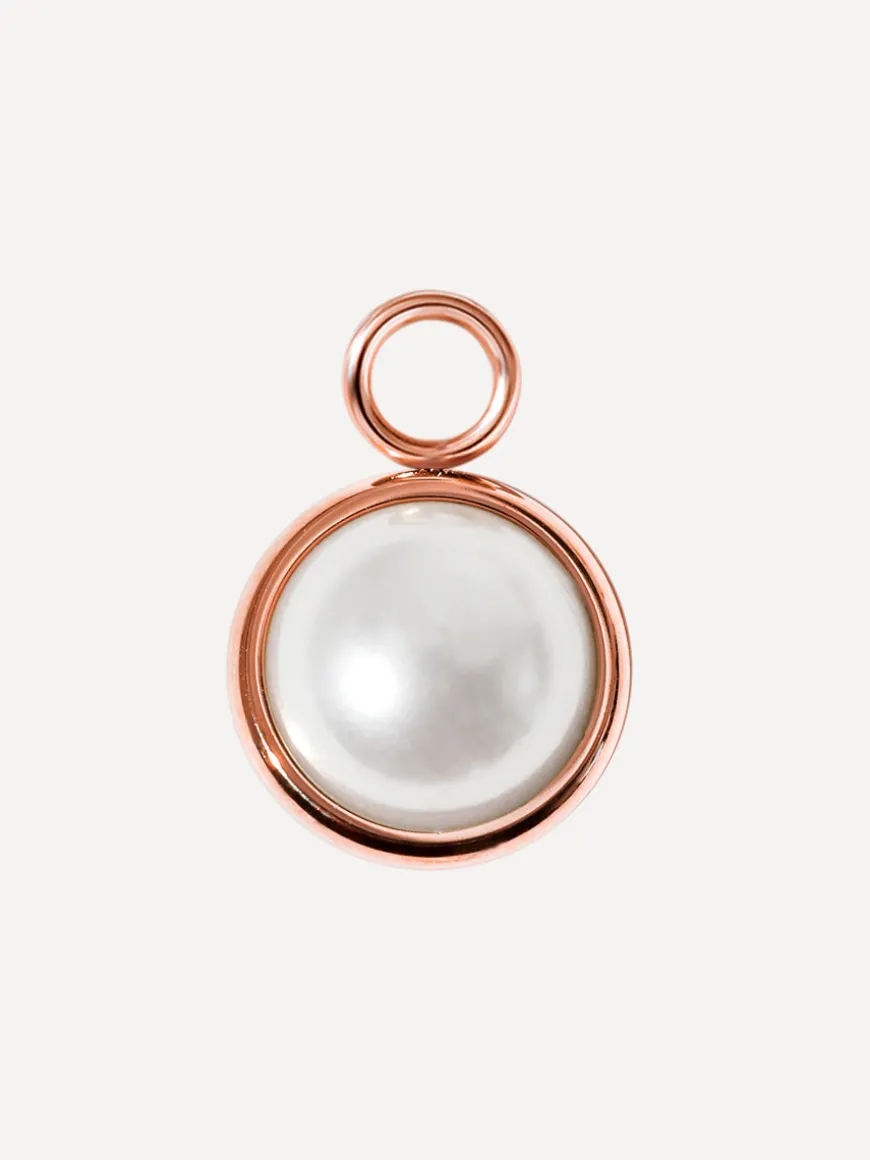 10x10mm Pearl Waltz Ohrring-Charm