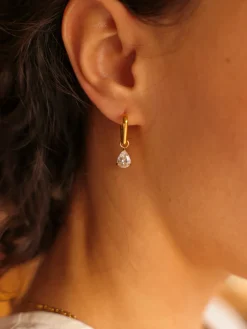 7x8,8mm Pure Drop Medium Ohrring-Charm