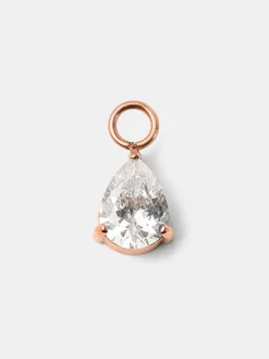 7x8,8mm Pure Drop Medium Ohrring-Charm