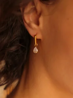 7x8,8mm Pure Drop Medium Ohrring-Charm