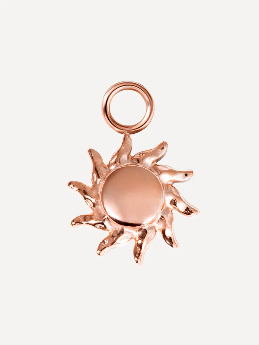 11x11,5mm Radiant Sun Ohrring-Charm