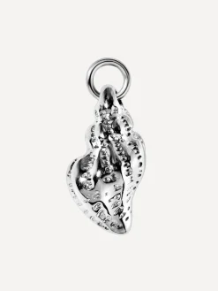 10,4x19,3mm Romantic Conch Ohrring-Charm