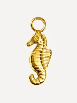15,3x7,5mm Seahorse Rhythm Ohrring-Charm