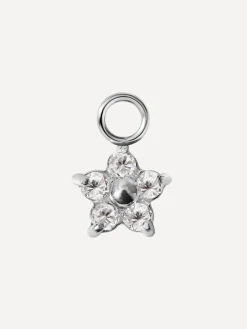 8x7mm Shining Floral Ohrring-Charm