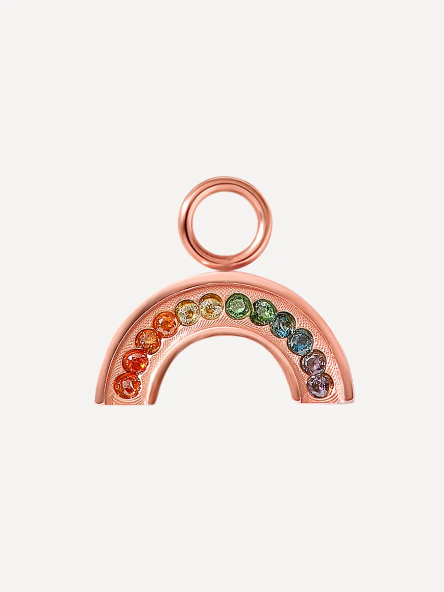 6x12mm Shining Rainbow Ohrring-Charm