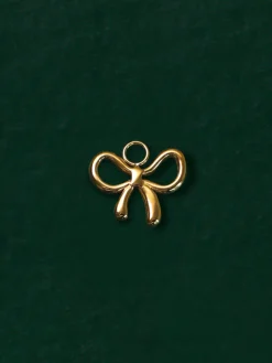 15,8x13,6mm Shiny Bow Ohrring-Charm