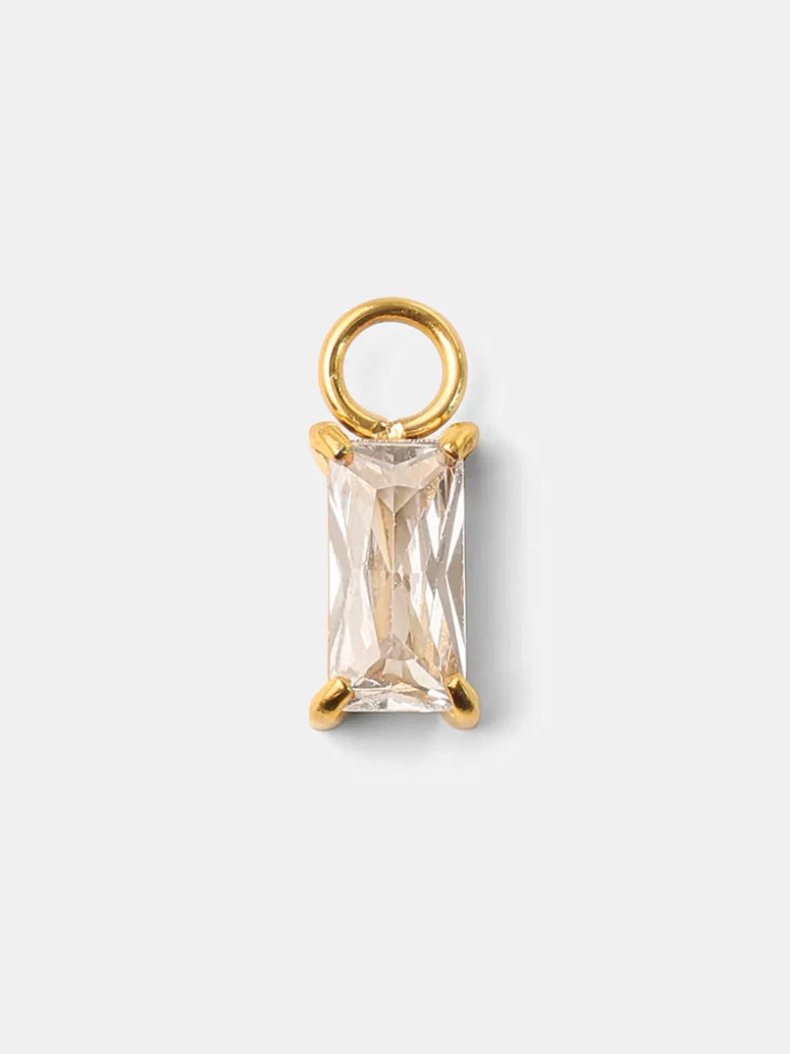 4x8mm Simplicity Shine Medium Ohrring-Charm