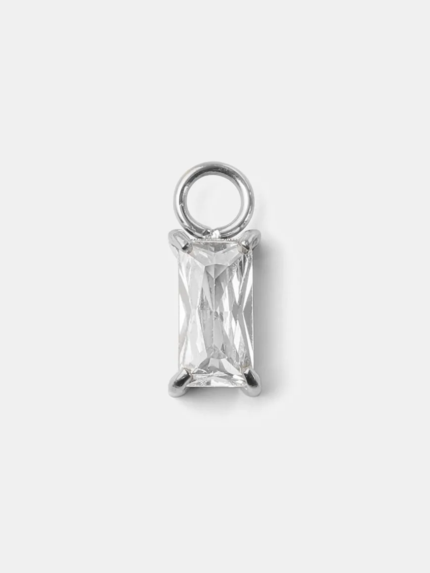 4x8mm Simplicity Shine Medium Ohrring-Charm