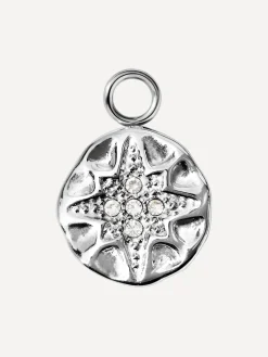 12,3x12,3mm Snowflake Glow Ohrring-Charm