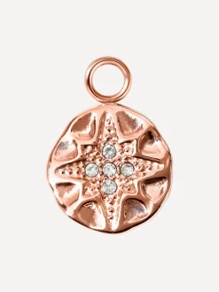 12,3x12,3mm Snowflake Glow Ohrring-Charm