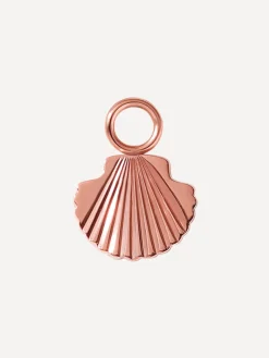 8x9,5mm Sunlit Shell Ohrring-Charm