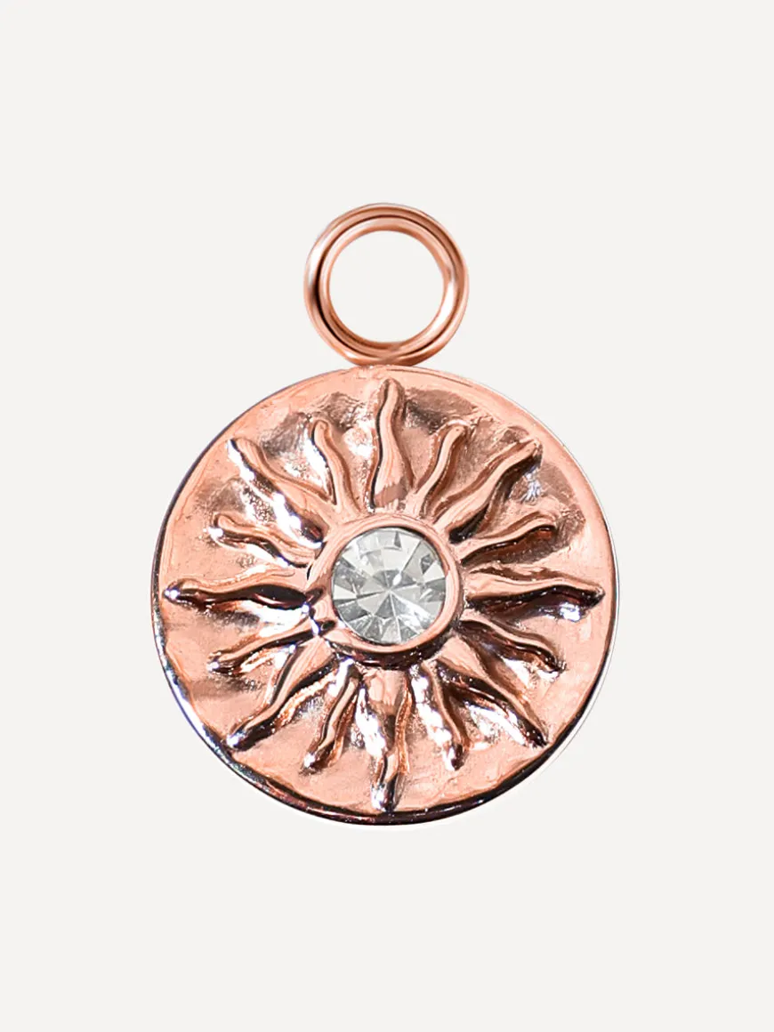 12,5x12,5mm Sunlit Spark Ohrring-Charm