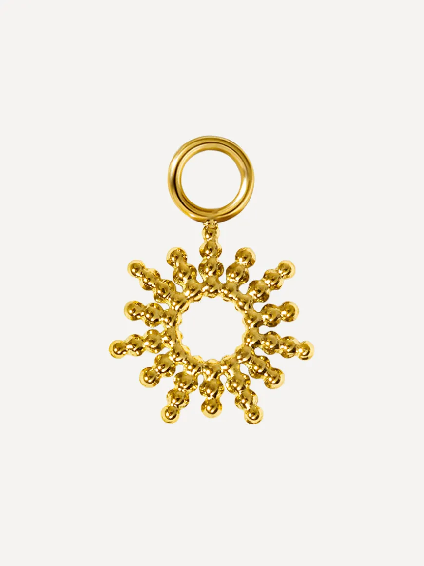 10,2x9,5mm Sunray Ohrring-Charm