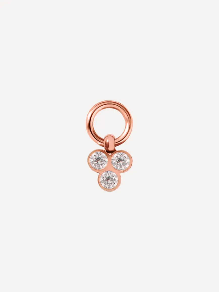 4,7x4mm Victory Fruit Ohrring-Charm