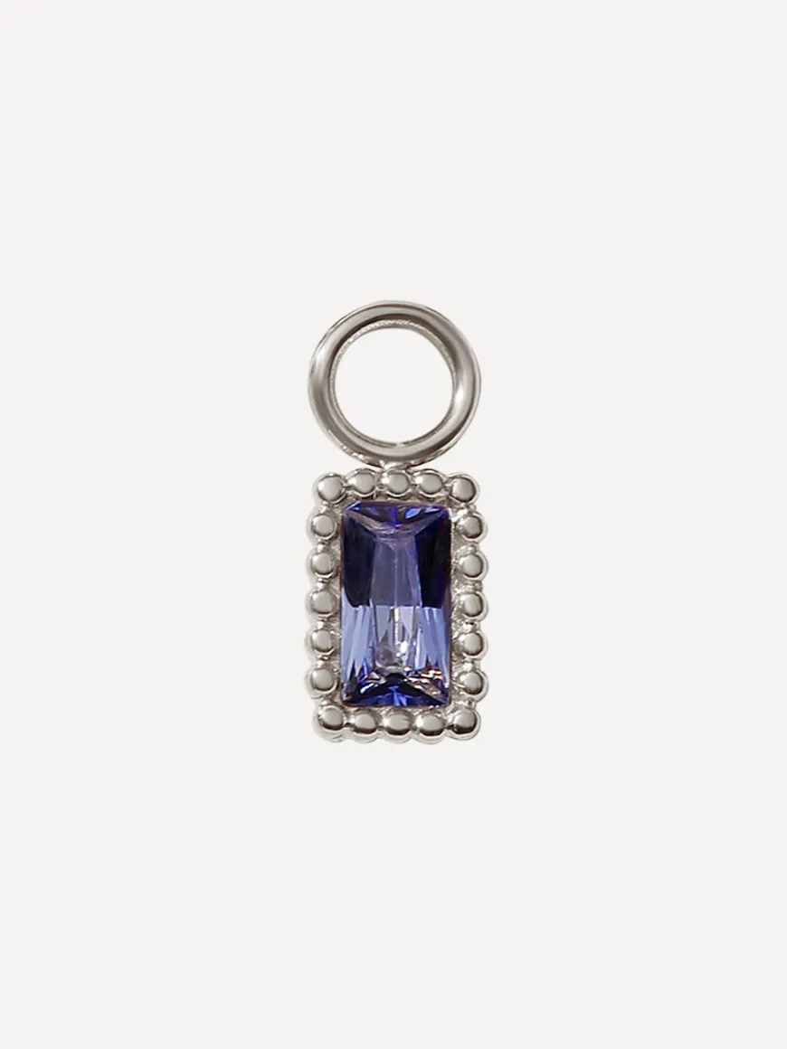 7x5mm Violet's Dream Ohrring-Charm